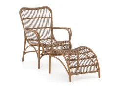 Intenso Napoli Gartensessel mit Hocker