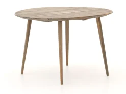 Intenso Parma/ROUGH-K ø 115 cm Gartenmöbel-Set 5-teilig stapelbar