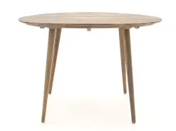 Intenso Parma/ROUGH-K ø 115 cm Gartenmöbel-Set 5-teilig stapelbar
