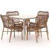Intenso Parma/Sora 90 cm Gartenmӧbel-Set-5-teilig stapelbar