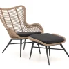 Intenso Rovello Gartensessel mit Hocker