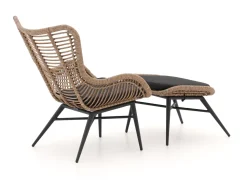 Intenso Rovello Gartensessel mit Hocker