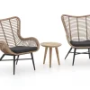 Intenso Rovello/ROUGH-K 40 cm Balkonmöbel-Set Lounge 3-teilig