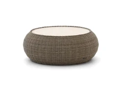 Intenso Santa Ninfa Loungetisch-Set ø 101 cm/41x82x22 cm
