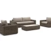 Intenso Segrino Sessel-Sofa Lounge-Set 4-teilig