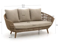 Intenso Stila Gartensofa 191 cm