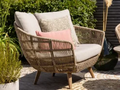 Intenso Stila/ROUGH-K Sessel-Sofa Lounge-Set 5-teilig