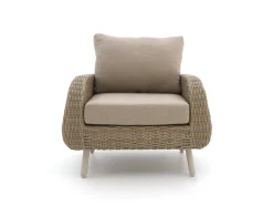Intenso Suzzara/ROUGH-K Sessel-Sofa Lounge-Set 4-teilig