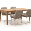 Intenso Trasimeno/Bruca 170 cm Gartenmöbel-Set 5-teilig