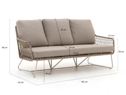 Intenso Trasimeno Gartensofa 3-Sitzer 189,5 cm