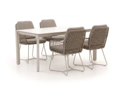 Intenso Trasimeno/Sestino 160 cm Gartenmöbel-Set 5-teilig