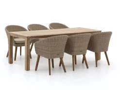 Intenso Tropea/ROUGH-S 220 cm Gartenmöbel-Set 7-teilig