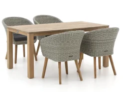 Intenso Tropea/ROUGH-S 160 cm Gartenmöbel-Set 5-teilig