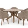 Intenso Tropea/ROUGH-Y ø 150 cm Gartenmöbel-Set 6-teilig