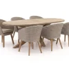 Intenso Tropea/ROUGH-Y Ellips 240 cm Gartenmöbel-Set 7-teilig
