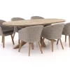 Intenso Tropea/ROUGH-Y Ellips 240 cm Gartenmöbel-Set 7-teilig