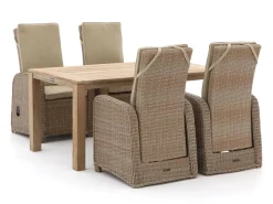 Intenso Umbria/ROUGH-S 160 cm Gartenmöbel-Set 5-teilig verstellbar