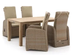 Intenso Umbria/ROUGH-S 160 cm Gartenmöbel-Set 5-teilig verstellbar