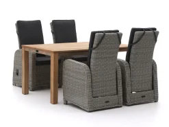 Intenso Umbria/ROUGH-S 160 cm Gartenmöbel-Set 5-teilig verstellbar