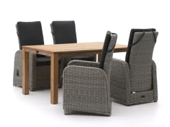 Intenso Umbria/ROUGH-S 160 cm Gartenmöbel-Set 5-teilig verstellbar