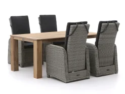 Intenso Umbria/ROUGH-X 180 cm Gartenmöbel-Set 5-teilig verstellbar