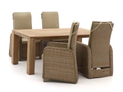 Intenso Umbria/ROUGH-X 200 cm Gartenmöbel-Set 5-teilig verstellbar