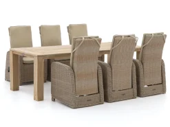 Intenso Umbria/ROUGH-X 240 cm Gartenmöbel-Set 7-teilig verstellbar