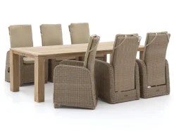 Intenso Umbria/ROUGH-X 240 cm Gartenmöbel-Set 7-teilig verstellbar