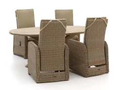 Intenso Umbria/ROUGH-Y Ellips 200 cm Gartenmӧbel-Set 5-teilig verstelbar