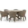 Intenso Venaco/ROUGH-Y ø 150 cm Gartenmöbel-Set 7-teilig