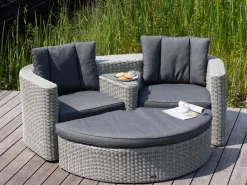 Intenso Venetië Loveseat Gartenhocker 130x70 cm