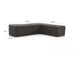 Kees Smit Gartenmöbelabdeckung Ecklounge-Set 325x94/255x94x65 cm