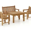 Kinder Gartenmöbel-Set 4-teilig 65 cm