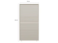 Lamellen-Seitenpaneel 130 cm universal für Cedrino Pergola verstellbar