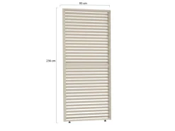 Lamellen-Seitenpaneel 100 cm universal für Cedrino Pergola verstellbar