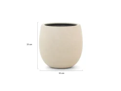 Luca Lifestyle Grigio Balloon Blumentopf L ø 55 cm (h: 55 cm)