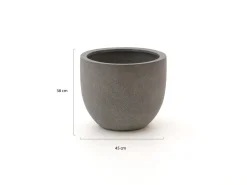 Luca Lifestyle Grigio New Egg Pot Blumentopf M ø 45 cm (h: 38 cm)