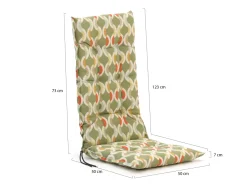 Madison Auflage Hochlehner dick 123x50cm
