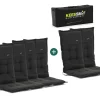 Madison 6er Hochleher Auflagen Set
