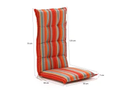 Madison 4er Hochleher Auflagen Set