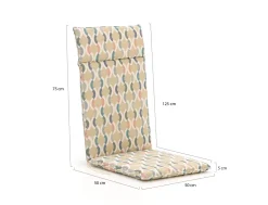 Madison Fiber Auflage Hochlehner 125x50 cm