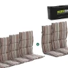 Madison Fiber Hochleher Auflagen Set von 6