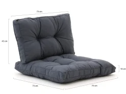 Madison Florance Loungekissenset Rücken ca. 73x43 cm Sitz ca. 73x73 cm 4-Teilig
