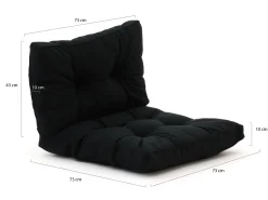 Madison Florance Loungekissenset Rücken ca. 73x43 cm Sitz ca. 73x73 cm 4-Teilig