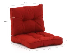 Madison Florance Loungekissen Sitz ca. 60x60 cm Rücken ca. 60x40 cm
