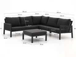 Manifesto Alzano Ecklounge-Set 4-teilig