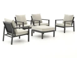 Manifesto Alzano Sessel Lounge-Set 5-teilig