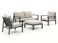 Manifesto Alzano Sessel-Sofa Lounge-Set 4-teilig