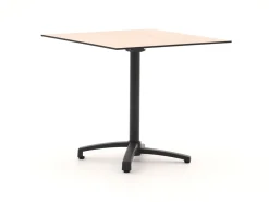 Manifesto Belpasso/Canzo 80 cm Gartenmöbel-Set 5-teilig stapelbar klappbar