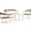 Manifesto Belpasso Sessel-Sofa Lounge-Set 4-teilig